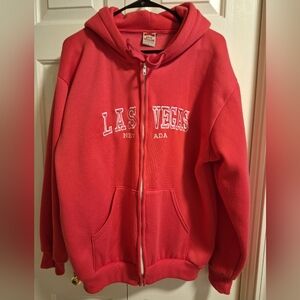 Las Vegas Hoodie Pink Large